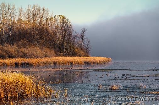 Distant Fog_00961.jpg - Rideau Canal Waterway photographed near Merrickville, Ontario, Canada.